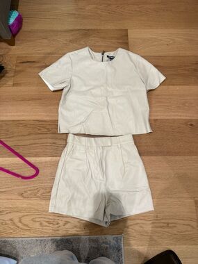 Steve Madden Bone Leather Two-Piece Set